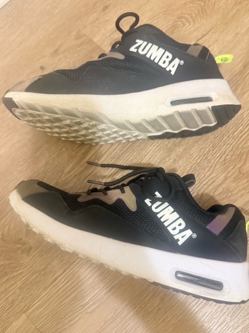 Zumba Fitness Black Slip-On Athletic Sneakers